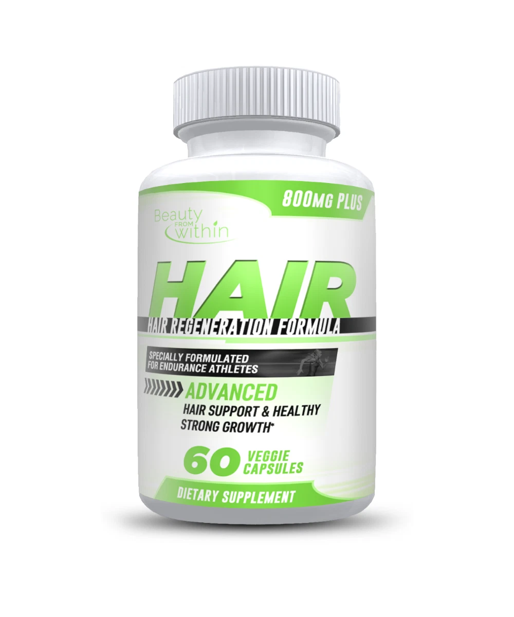 Bottle of Biotin Hair Growth & Repair Supplement – Hair Regeneration 800MG to support health and wellness