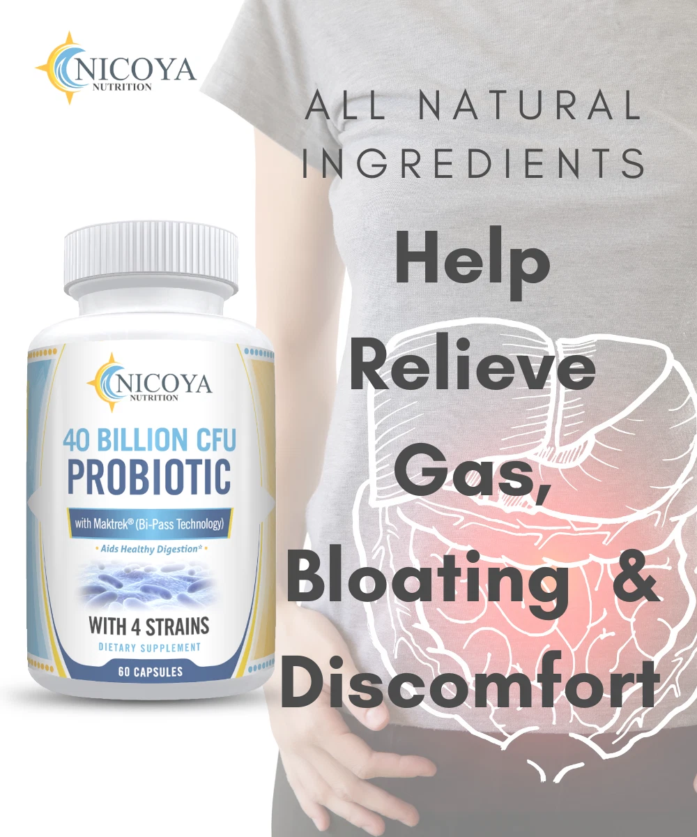 Bottle of Probiotic Supplement for Digestive & Immune Support – 40 Billion CFU, 60 CT to support health and wellness