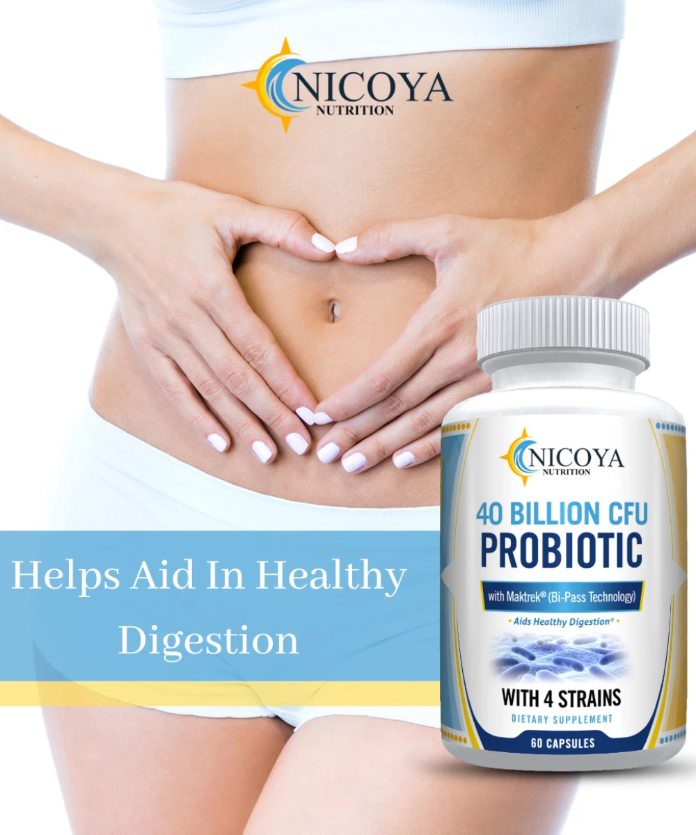 Bottle of Probiotic Supplement for Digestive & Immune Support – 40 Billion CFU, 60 CT to support health and wellness