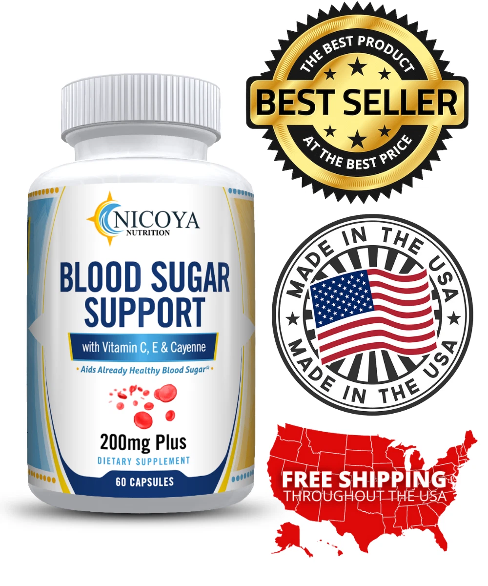 Bottle of Alpha Lipoic Acid Blood Sugar Support Supplement – 200MG+ to support health and wellness