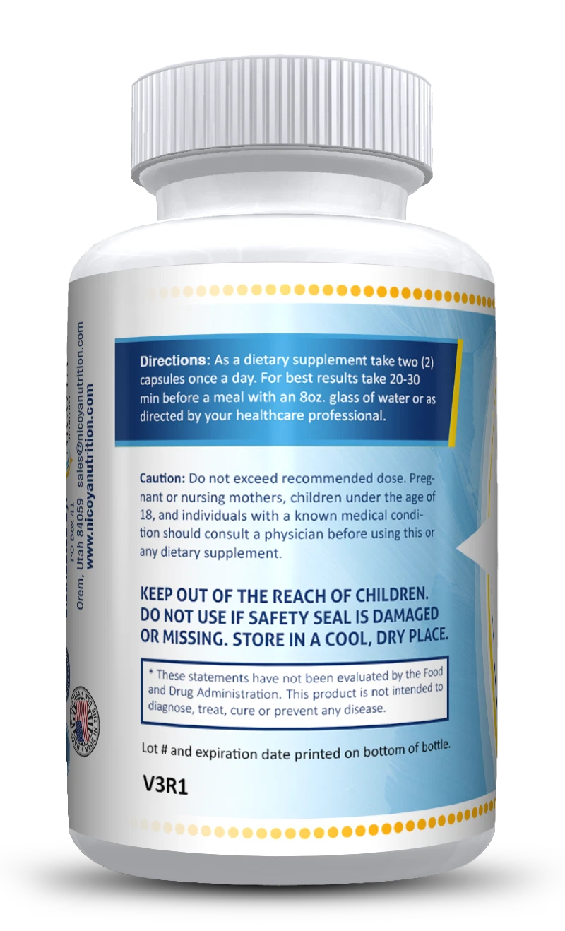 Bottle of Horny Goat Weed Supplement with Maca & Ginseng for Libido & Energy Support – 1000 MG+ to support health and wellness