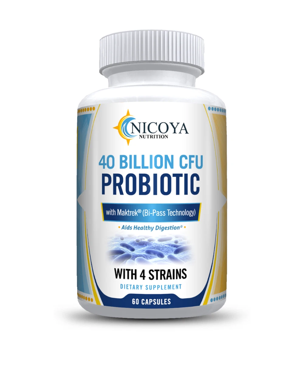 Bottle of Probiotic 40 Billion CFU Supplement for Digestive & Immune Support to support health and wellness