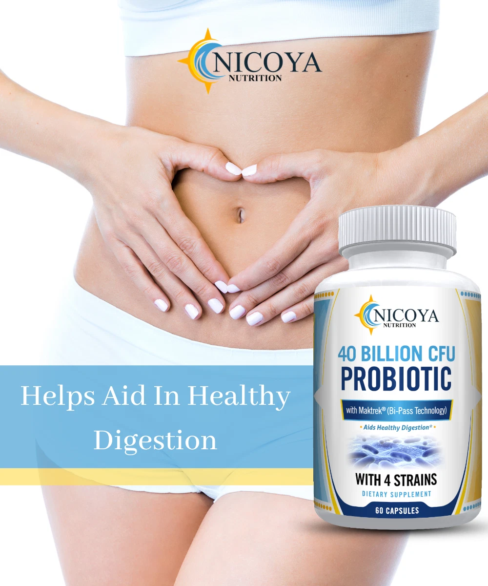 Bottle of Probiotic 40 Billion CFU Supplement for Digestive & Immune Support to support health and wellness