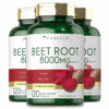 Bottle of Beet Root Capsules 8000mg to support health and wellness