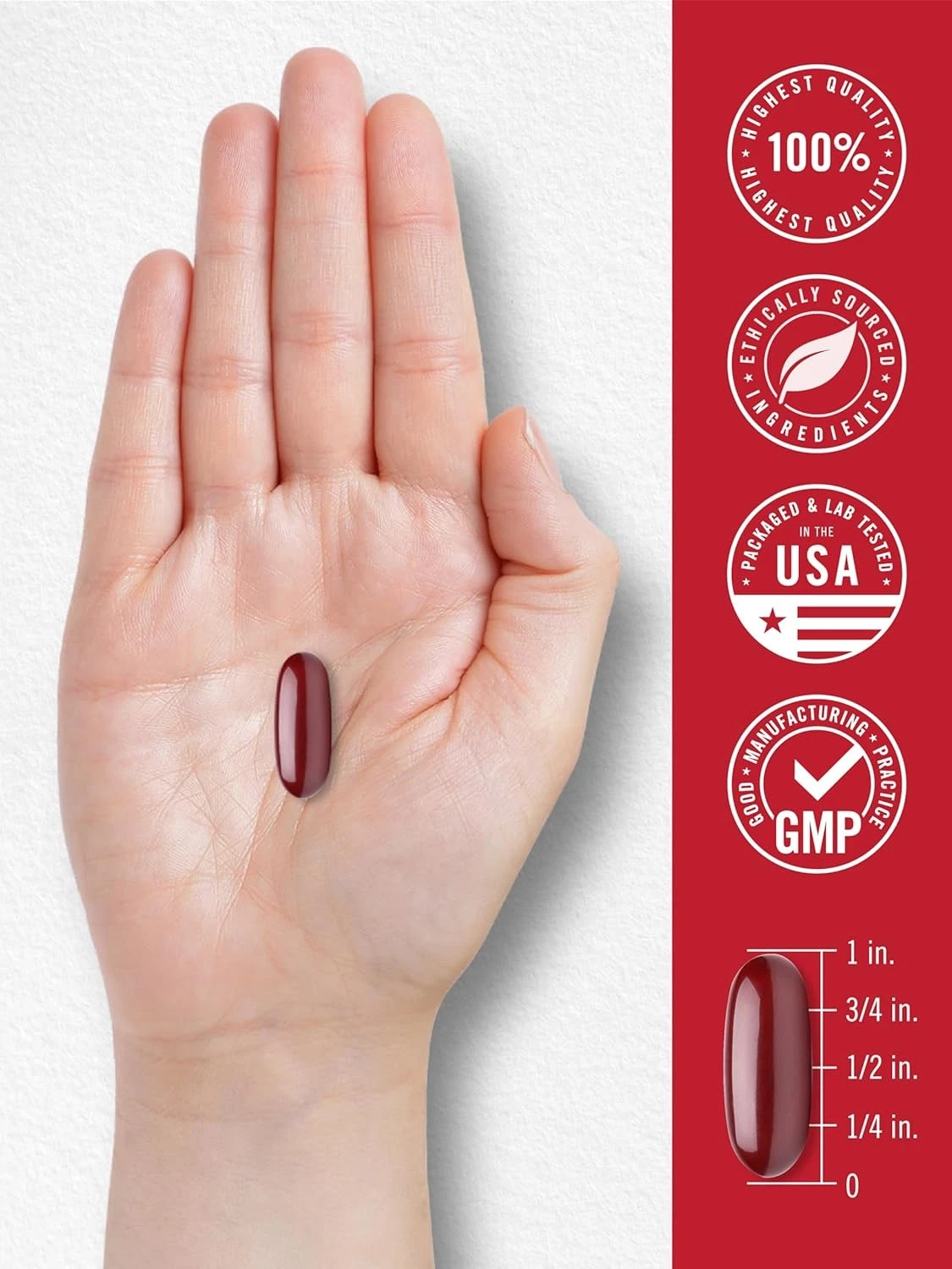 Bottle of Antarctic Krill Oil 2000mg to support health and wellness