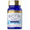 Bottle of Biotin 10000mcg Fast Dissolve Tablets to support health and wellness