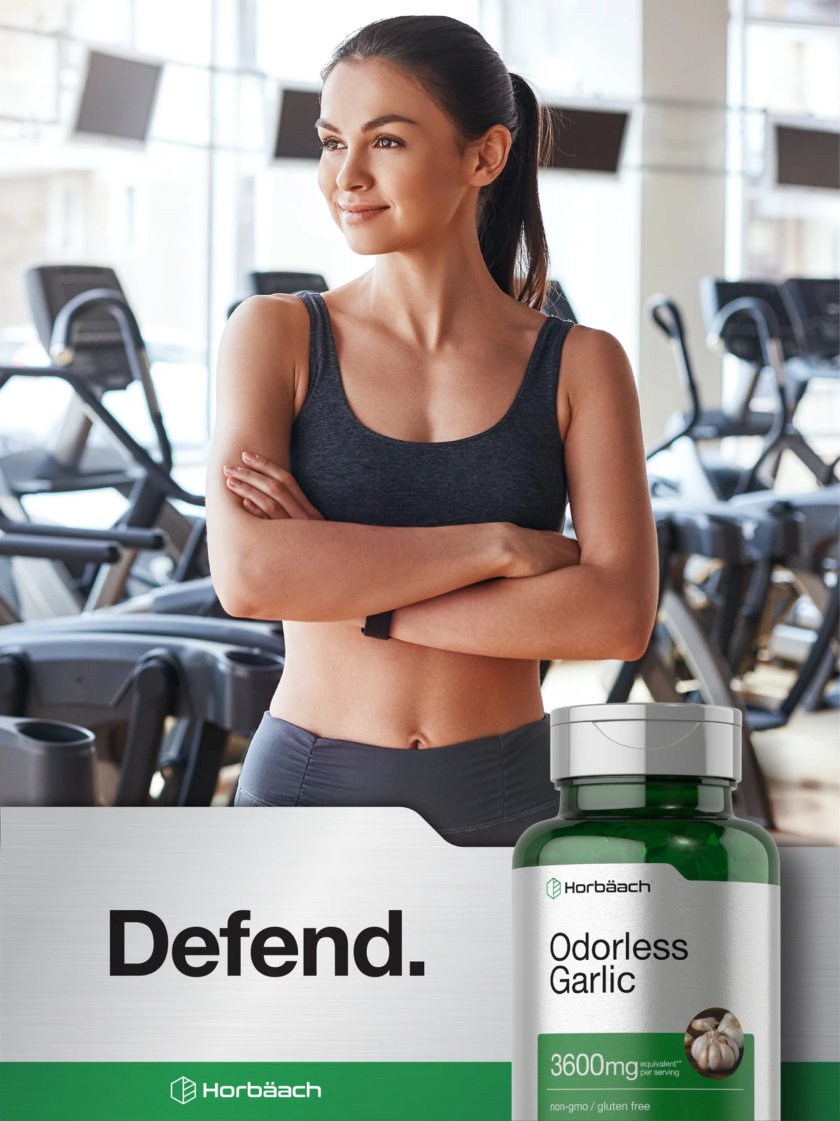 Bottle of Odorless Garlic Pills 3600mg to support health and wellness