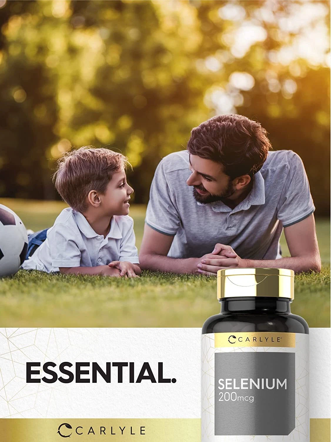 Bottle of Selenium 200mcg to support health and wellness