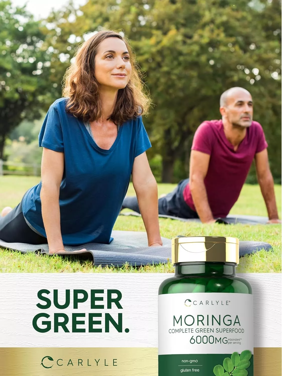 Bottle of Moringa Oleifera 6000mg to support health and wellness