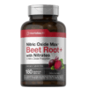 Bottle of Nitric Oxide Beet Root Capsules to support health and wellness