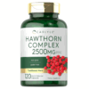 Bottle of Hawthorn Berry Complex 2500mg to support health and wellness
