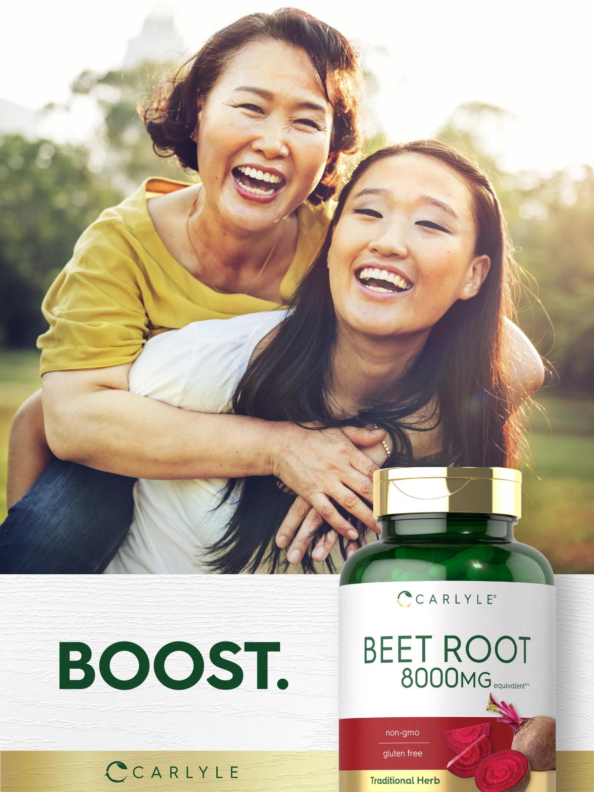 Bottle of Beet Root Capsules 8000mg to support health and wellness