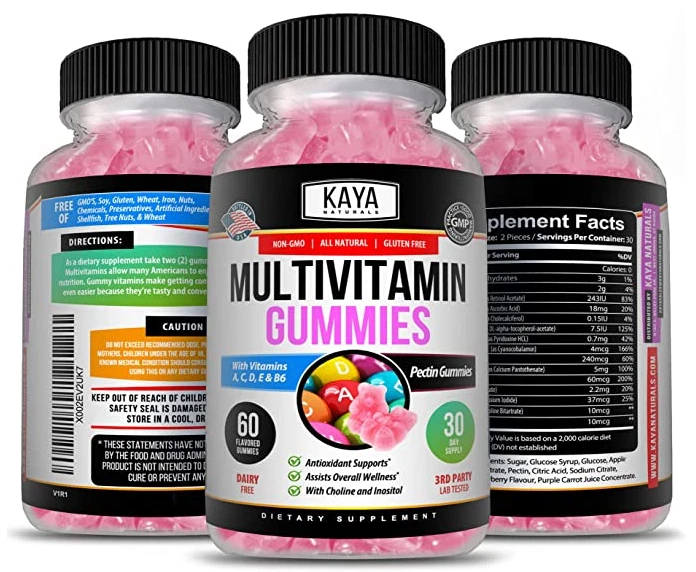 Bottle of Immune Support Gummies with zinc, immune support to support health and wellness