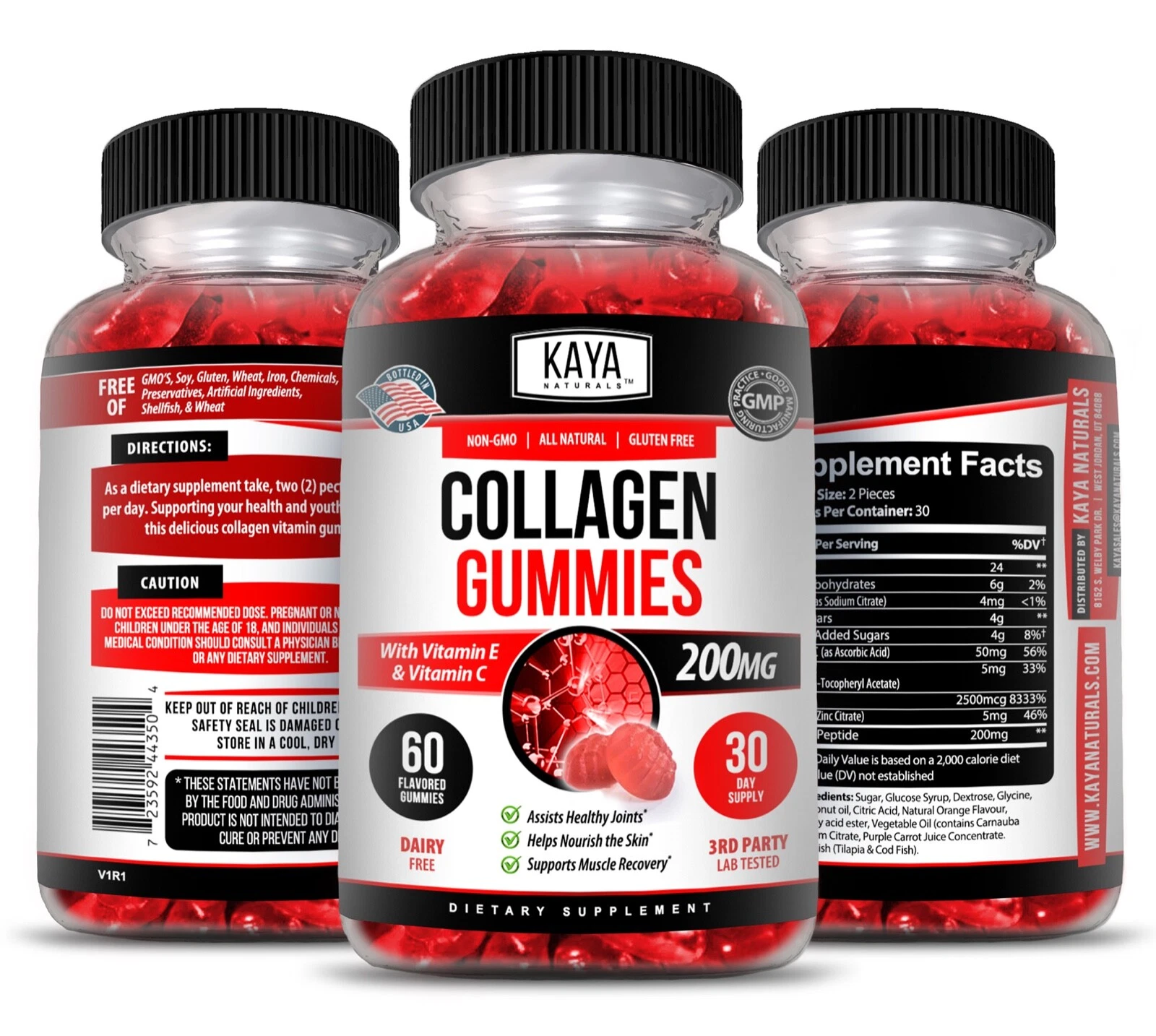 Bottle of CoQ10 200mg Supplement with coq10, heart health support to support health and wellness