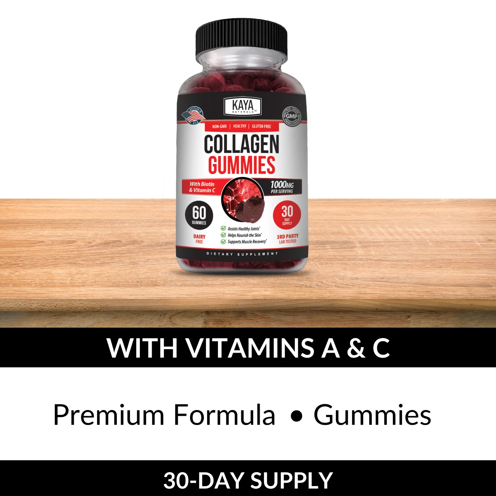 Bottle of Eye Health Supplement with lutein to support vision and eye health
