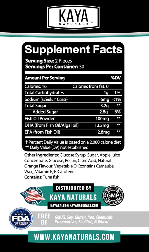 Bottle of Omega-3 Fish Oil Gummies with omega-3, heart & joint support to support health and wellness