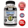 Bottle of Prostate Support Supplement with saw palmetto, prostate health support to support health and wellness