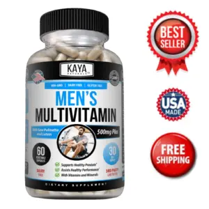 Bottle of Multi Vitamin for Men 60ct with multivitamin, prostate health support to support health and wellness