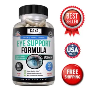 Bottle of Eye Health Supplement with lutein to support vision and eye health