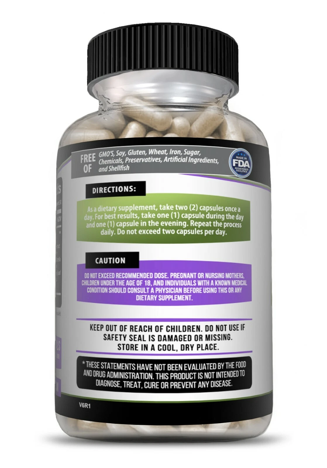 Bottle of Max Detox 60ct with detox, liver & colon support to support health and wellness