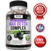 Bottle of Max Detox 60ct with detox, liver & colon support to support health and wellness