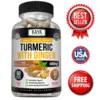 Bottle of Turmeric Curcumin with Ginger 60ct with turmeric, joint pain support to support health and wellness