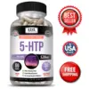 Bottle of 5-HTP 60ct with 5-htp, mood & sleep support to support health and wellness