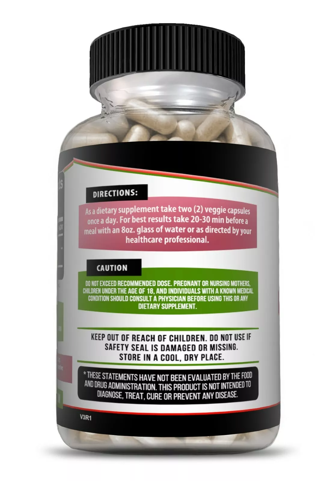 Bottle of Caralluma Fimbriata 1200mg 60ct with caralluma fimbriata, appetite & weight loss support to support health and wellness