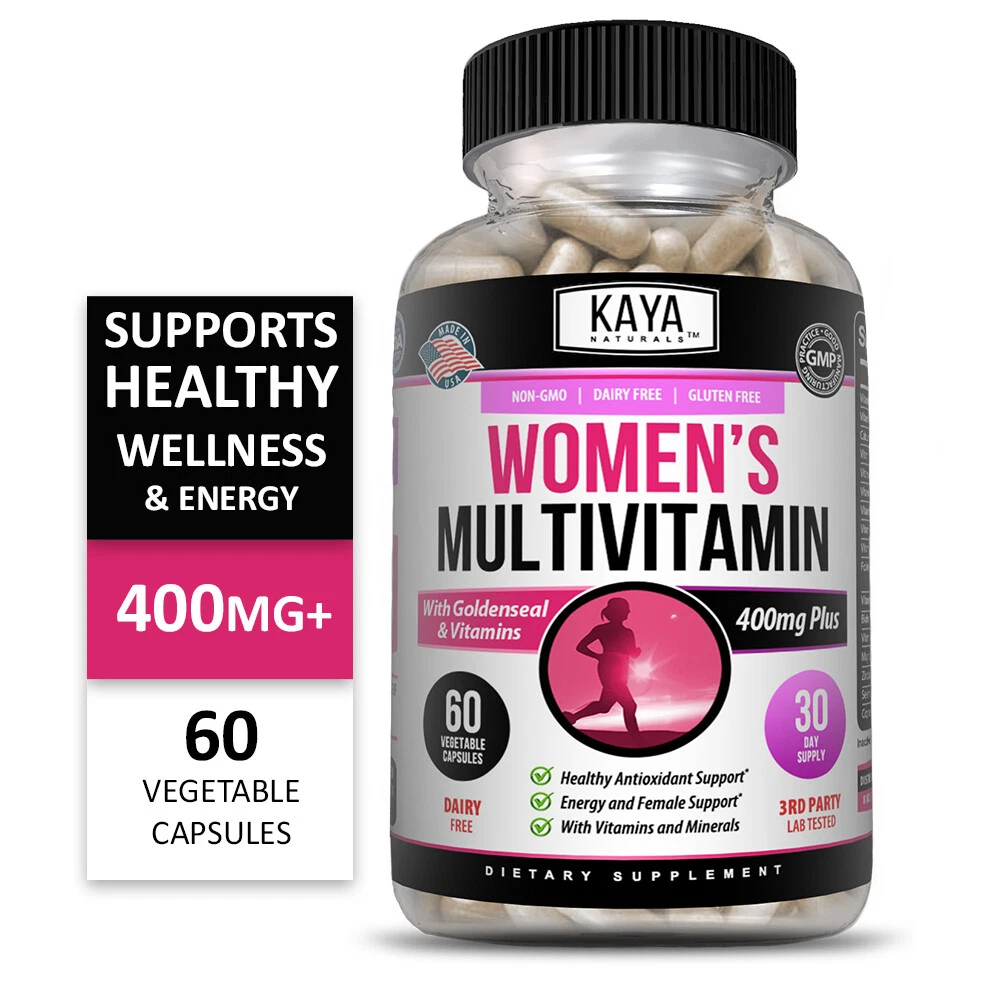 Bottle of Womens Multivitamin & Multi-Mineral with multivitamin, energy & metabolism support to support health and wellness