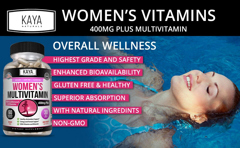 Bottle of Womens Multivitamin & Multi-Mineral with multivitamin, energy & metabolism support to support health and wellness