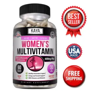 Bottle of Womens Multivitamin & Multi-Mineral with multivitamin, energy & metabolism support to support health and wellness