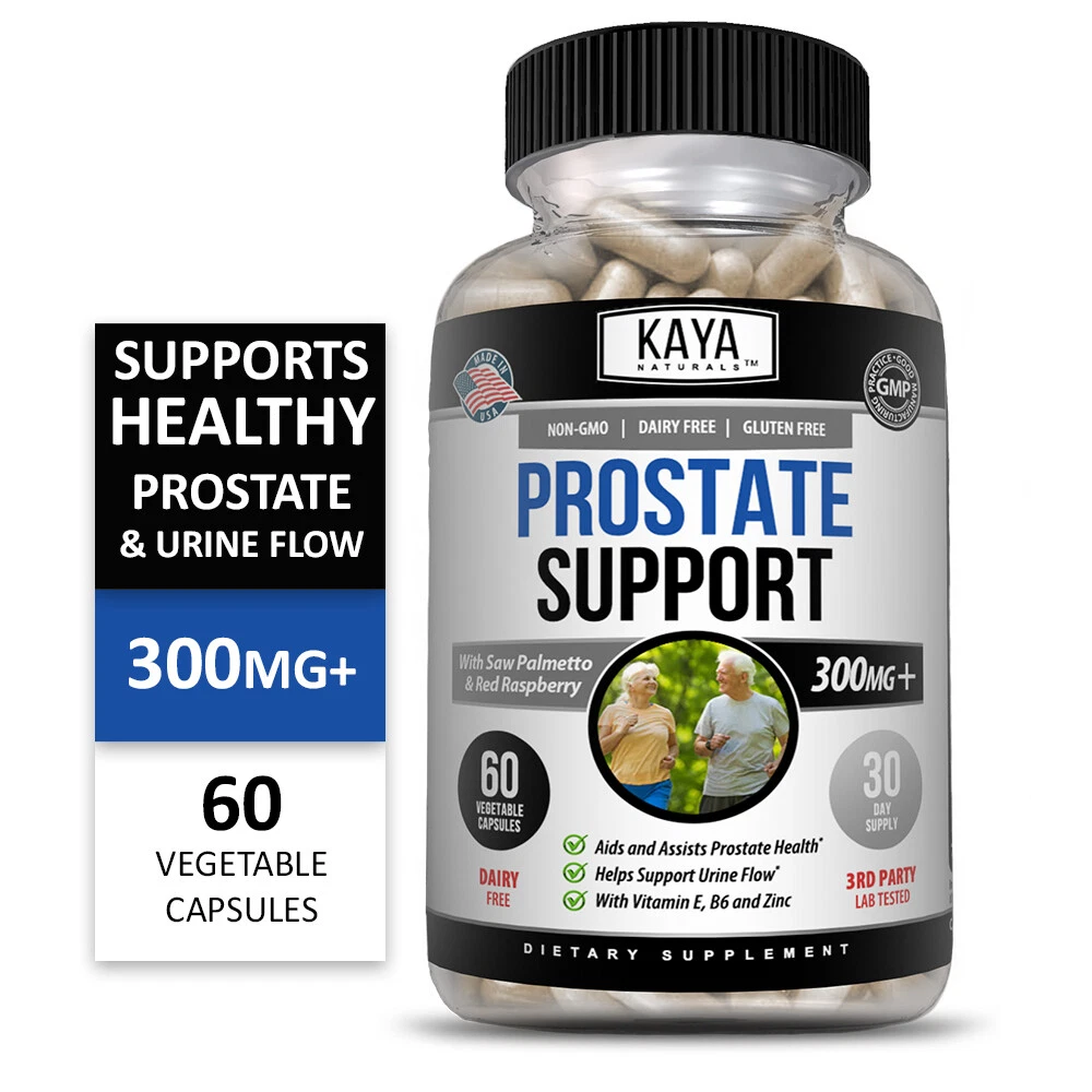 Bottle of Prostate Support 2 Pack 60ct with saw palmetto, prostate health support to support health and wellness
