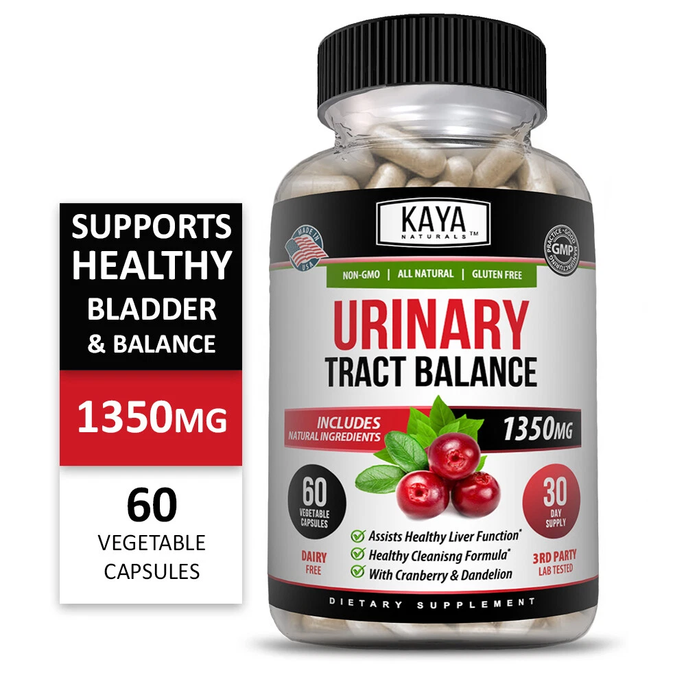 Bottle of Urinary Tract Balance 2 Pack 60ct with d-mannose, urinary tract support to support health and wellness