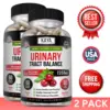 Bottle of Urinary Tract Balance 2 Pack 60ct with d-mannose, urinary tract support to support health and wellness