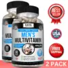 Bottle of Multi Vitamin for Men 2 Pack with multivitamin, prostate health support to support health and wellness