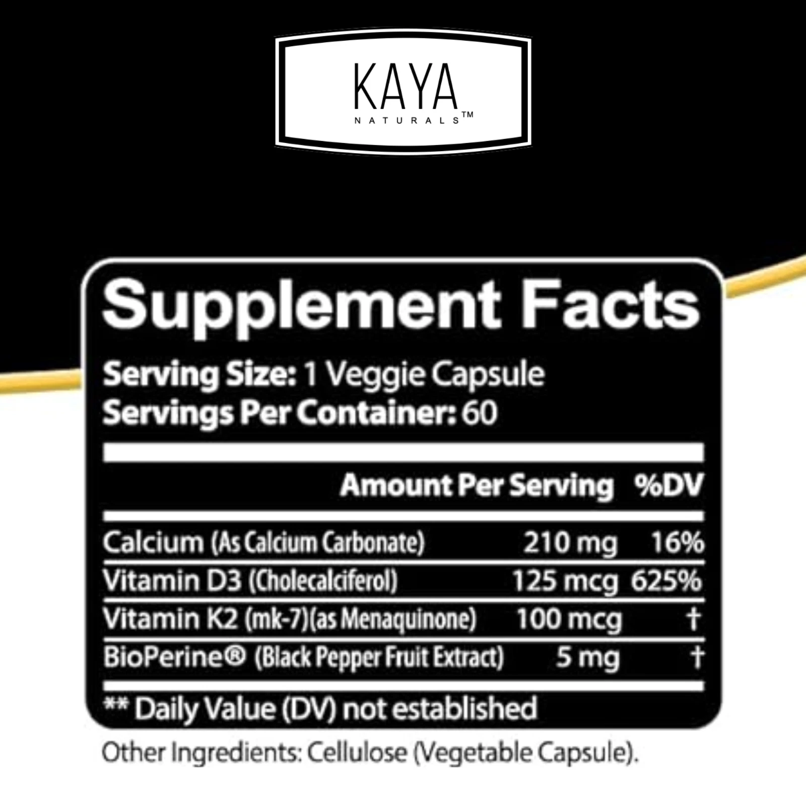 Bottle of Vitamin K2 (MK7) & D3 2 Pack with vitamin k2, bone & immune support to support health and wellness