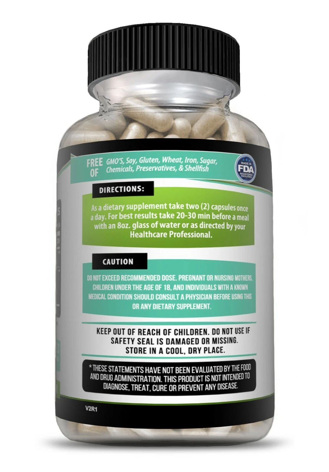 Bottle of Green Tea Plus 1200mg 60ct with green tea, weight loss & metabolism support to support health and wellness