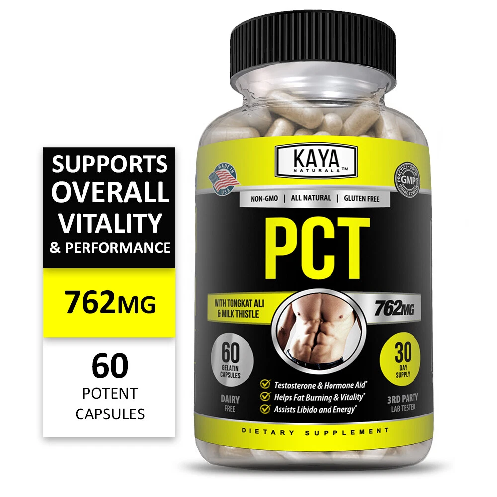 Bottle of Post Cycle Therapy Supplement with pct, hormone balance & muscle support to support health and wellness