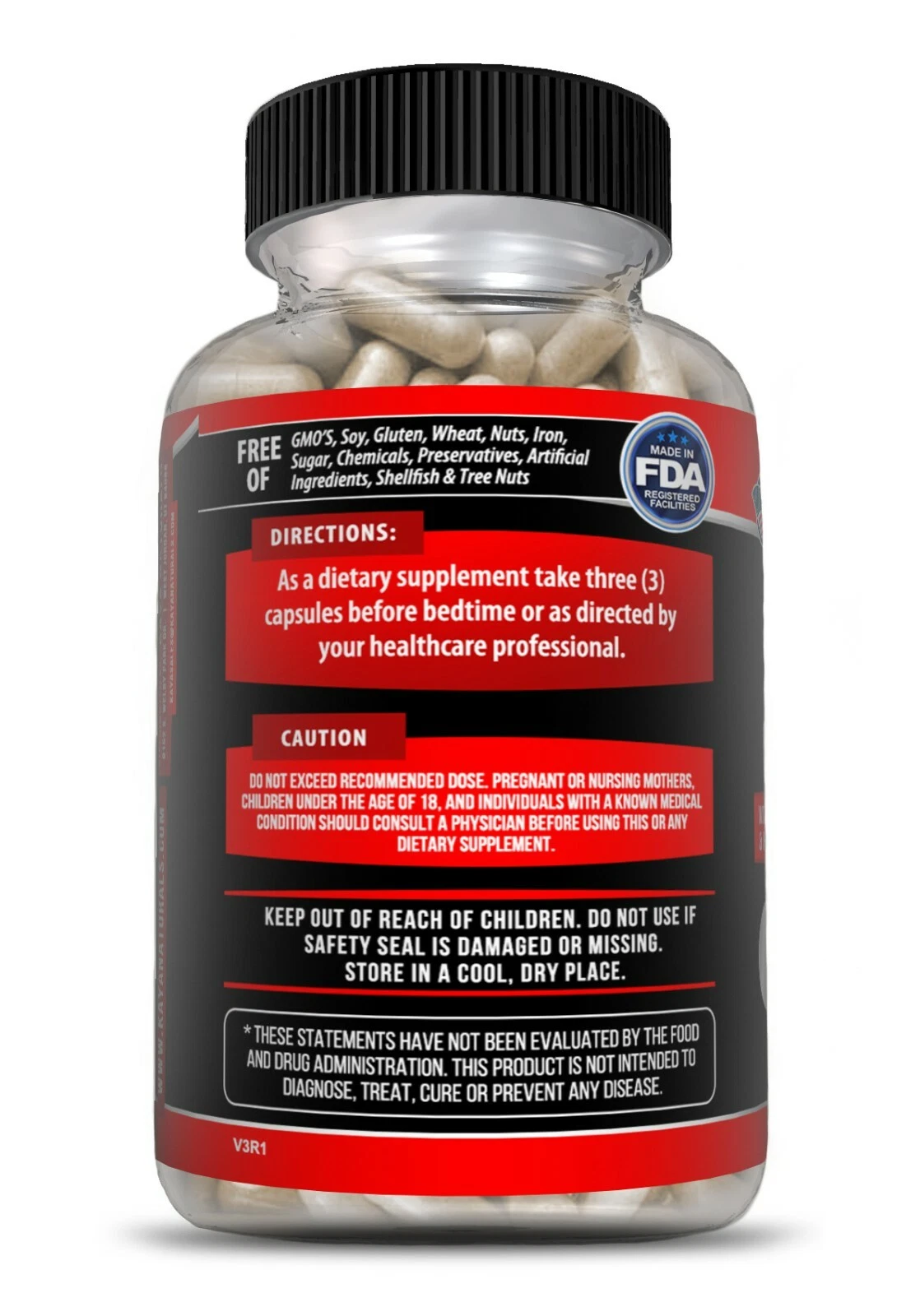 Bottle of Testosterone Booster 90ct with testosterone, energy & muscle support to support health and wellness