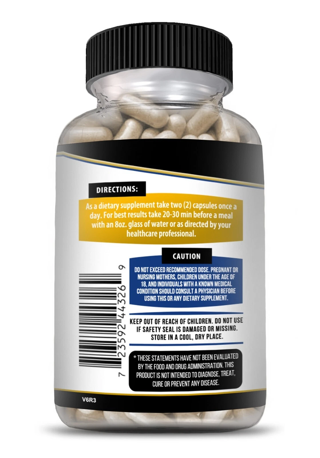 Bottle of Magnesium Glycinate 183mg with magnesium, sleep & stress support to support health and wellness