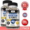 Bottle of Magnesium Glycinate 2 Pack 60ct with magnesium, sleep & bone support to support health and wellness