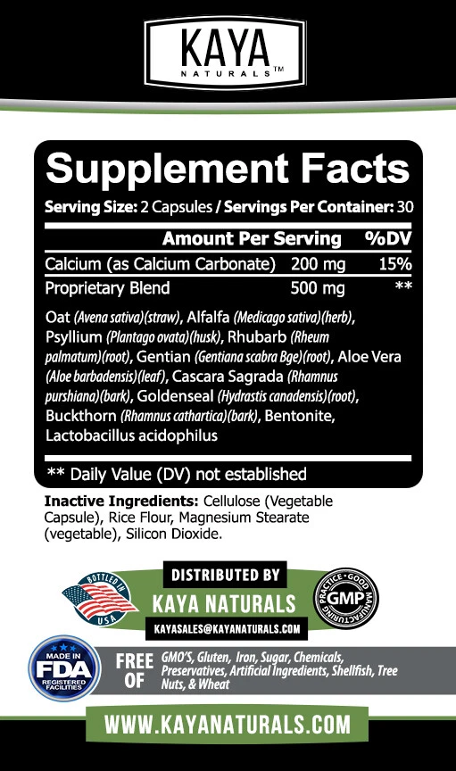 Bottle of Detox Colon Liver Cleanse with detox, liver & colon support to support health and wellness