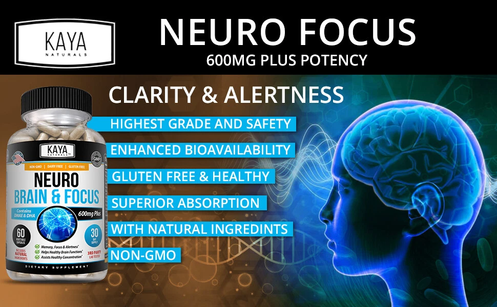 Bottle of Brain Health & Memory Booster with nootropic, memory & focus support to support health and wellness