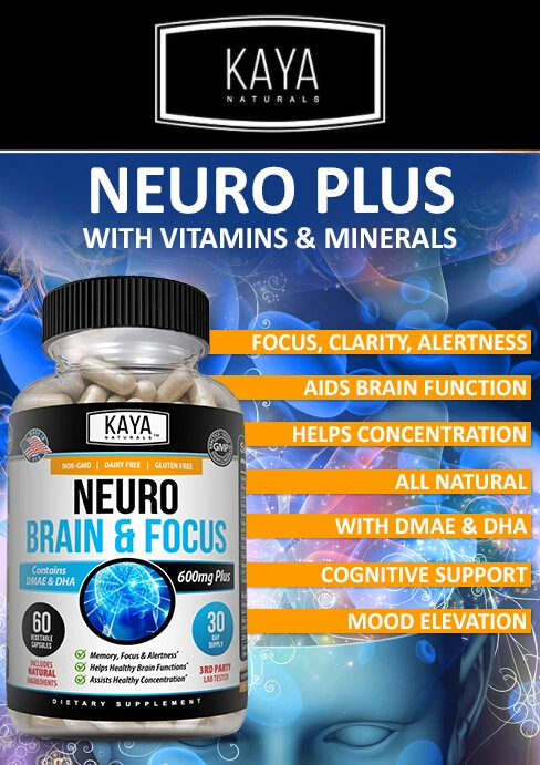 Bottle of Brain Health & Memory Booster with nootropic, memory & focus support to support health and wellness