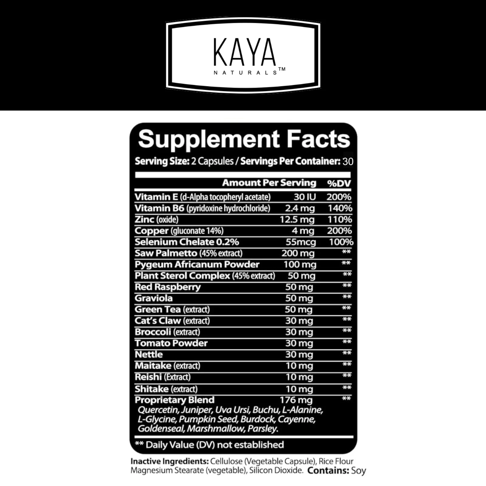 Bottle of Prostate Supplement with saw palmetto, prostate health support to support health and wellness