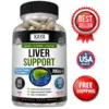 Bottle of NAC N-Acetyl Cysteine 60ct with nac, liver detox & antioxidant support to support health and wellness