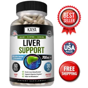 Bottle of NAC N-Acetyl Cysteine 60ct with nac, liver detox & antioxidant support to support health and wellness