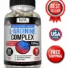 Image of L-Arginine Supplement for Nitric Oxide & Libido Support – 60 Capsules