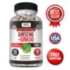 Image of Ginkgo Biloba & Red Panax Ginseng for Brain & Memory Support – Focus Supplement