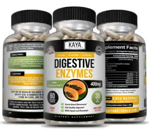 Image of Digestive Enzymes Supplement with Prebiotics & Probiotics – Digestive Health Support, 3x60ct